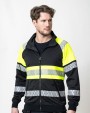 JOBMAN 5225 Sweatshirt Hi-Vis mit durchgehendem Reißverschluss Sweatshirts personalisierbar
