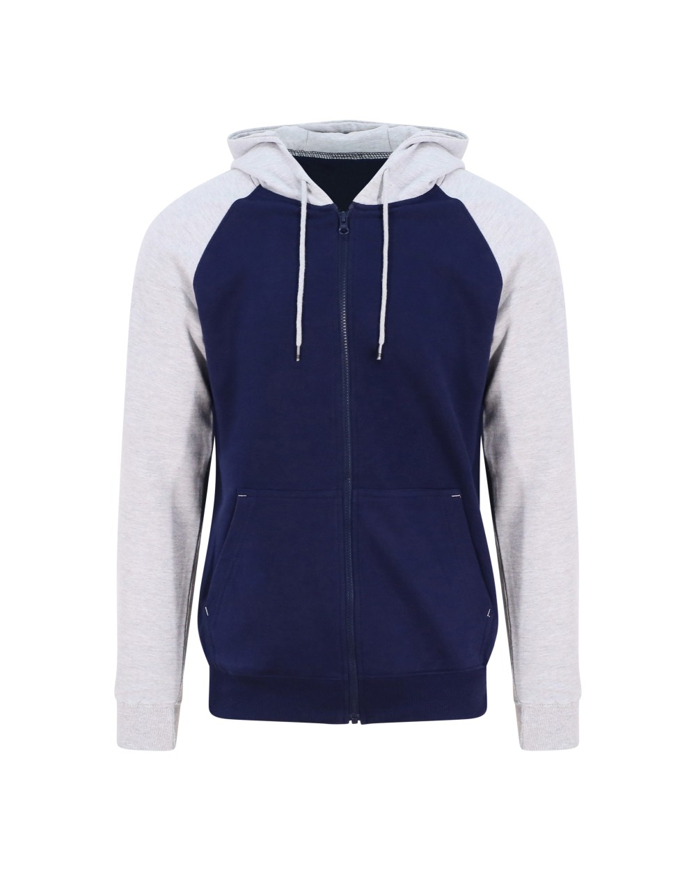 Sweaters & hoodies AWDIS BASEBALL ZOODIE voor bedrukking &amp; borduring