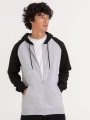 Sweat-shirts à personnaliser AWDIS BASEBALL ZOODIE 