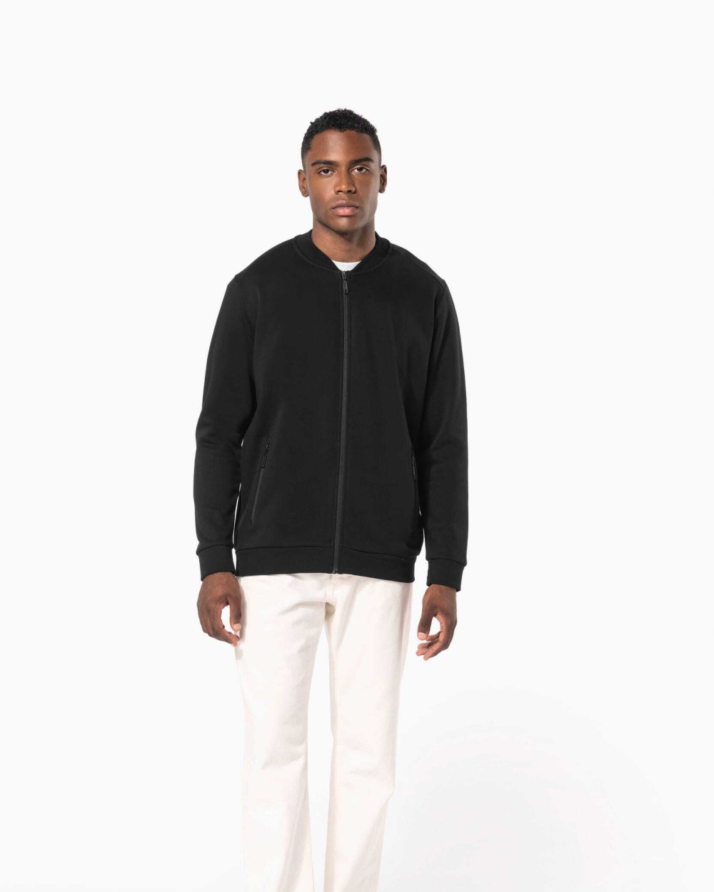 Vestes personnalisable KARIBAN Veste molleton zippée homme