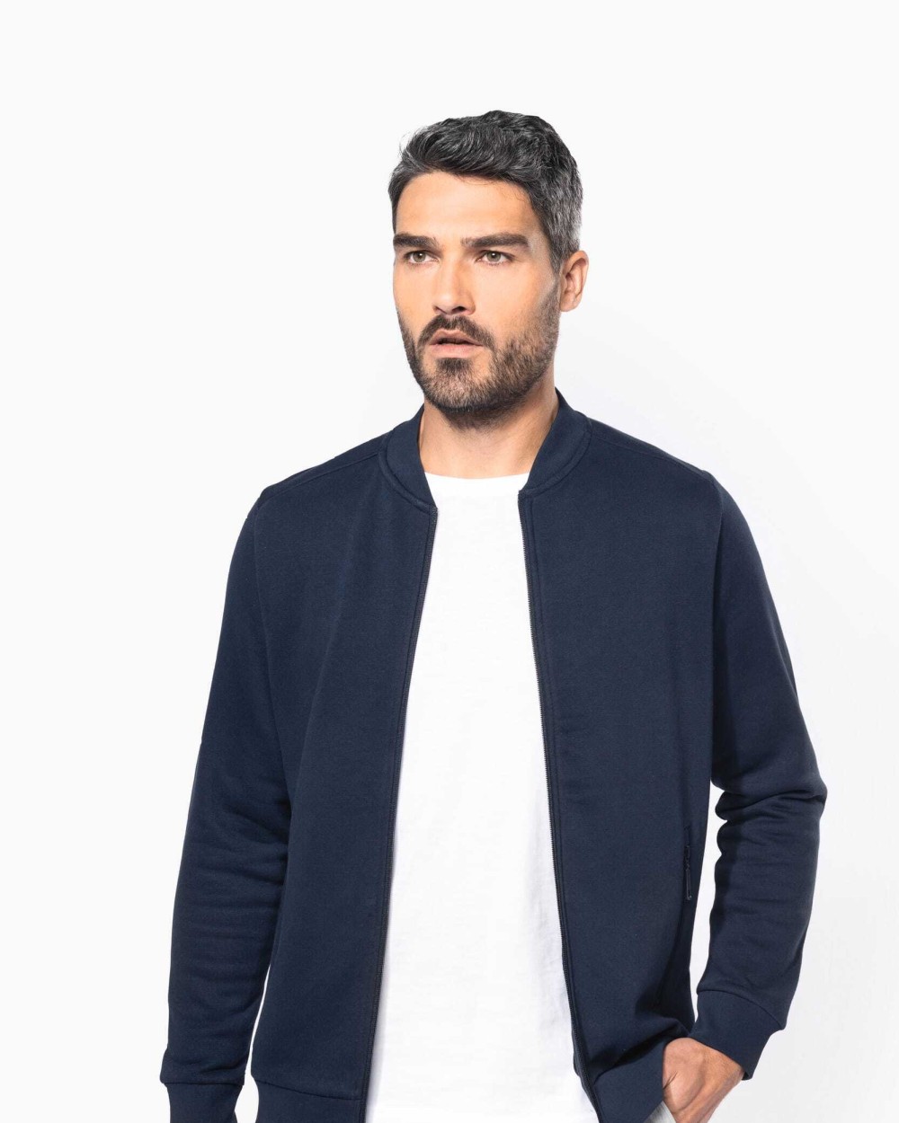 Vestes personnalisable KARIBAN Veste molleton zippée homme