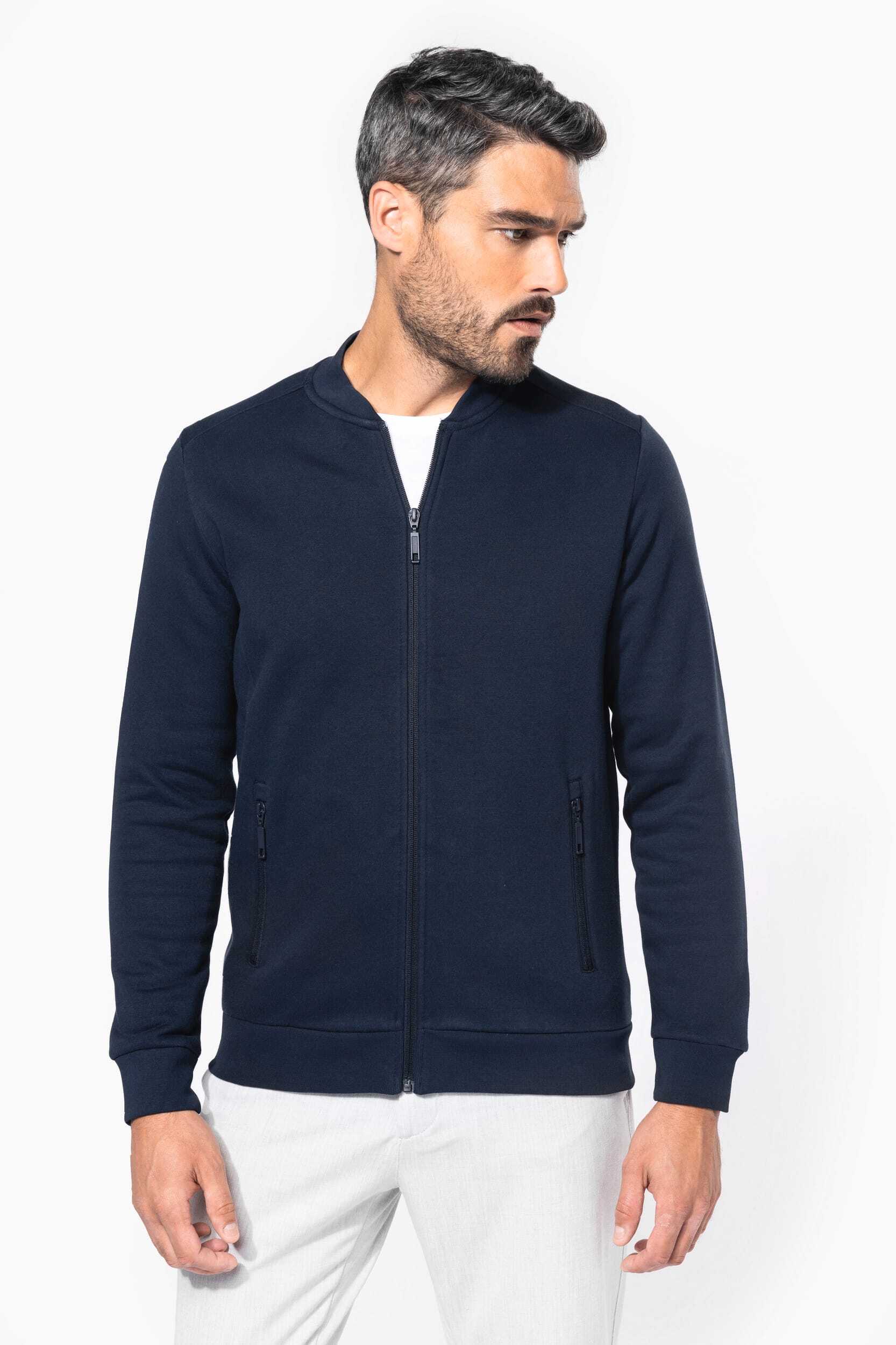 Vestes personnalisable KARIBAN Veste molleton zippée homme