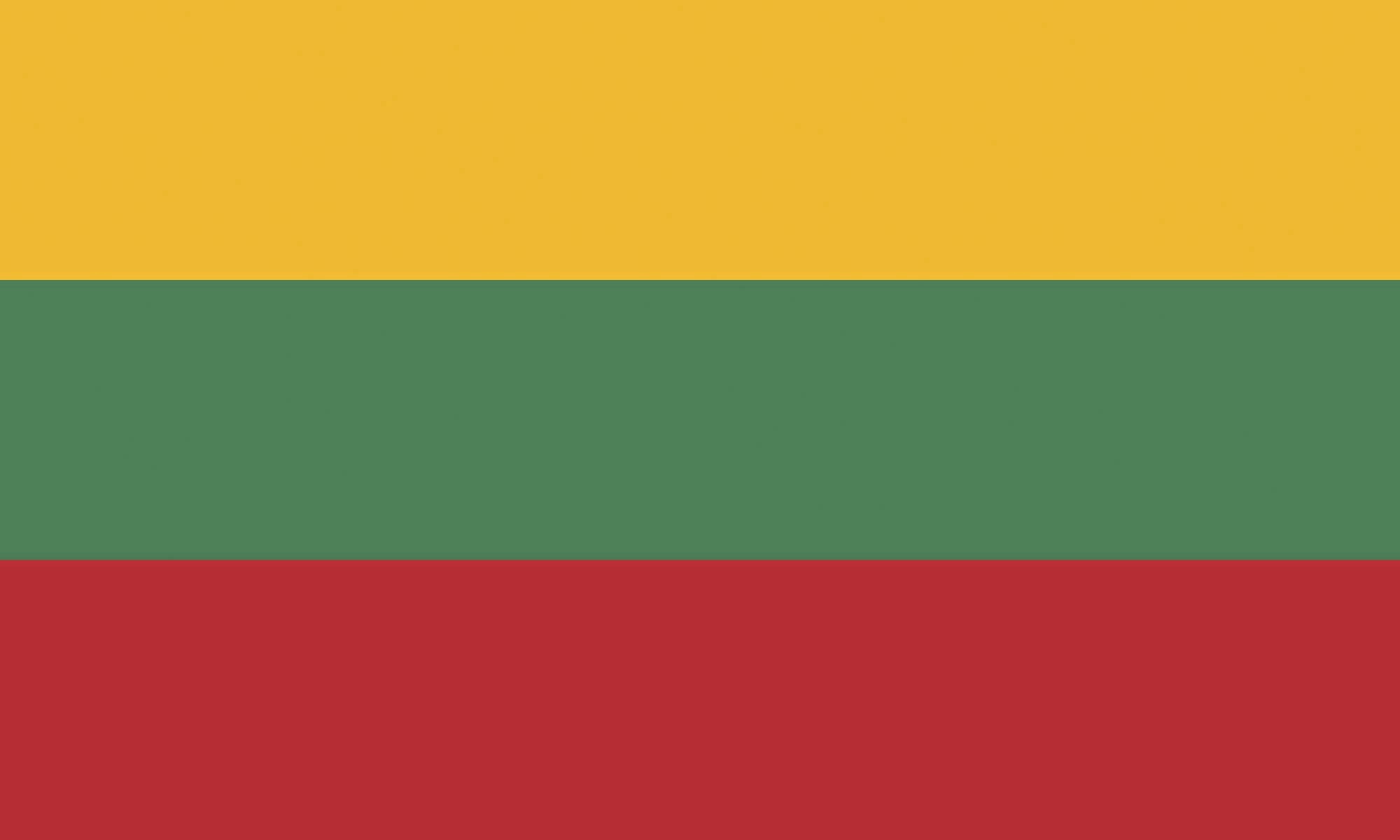 Benodigdheden PRINTWEAR Flag Lithuania voor bedrukking &amp; borduring