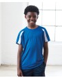 T-shirts AWDIS KIDS CONTRAST COOL T voor bedrukking &amp; borduring