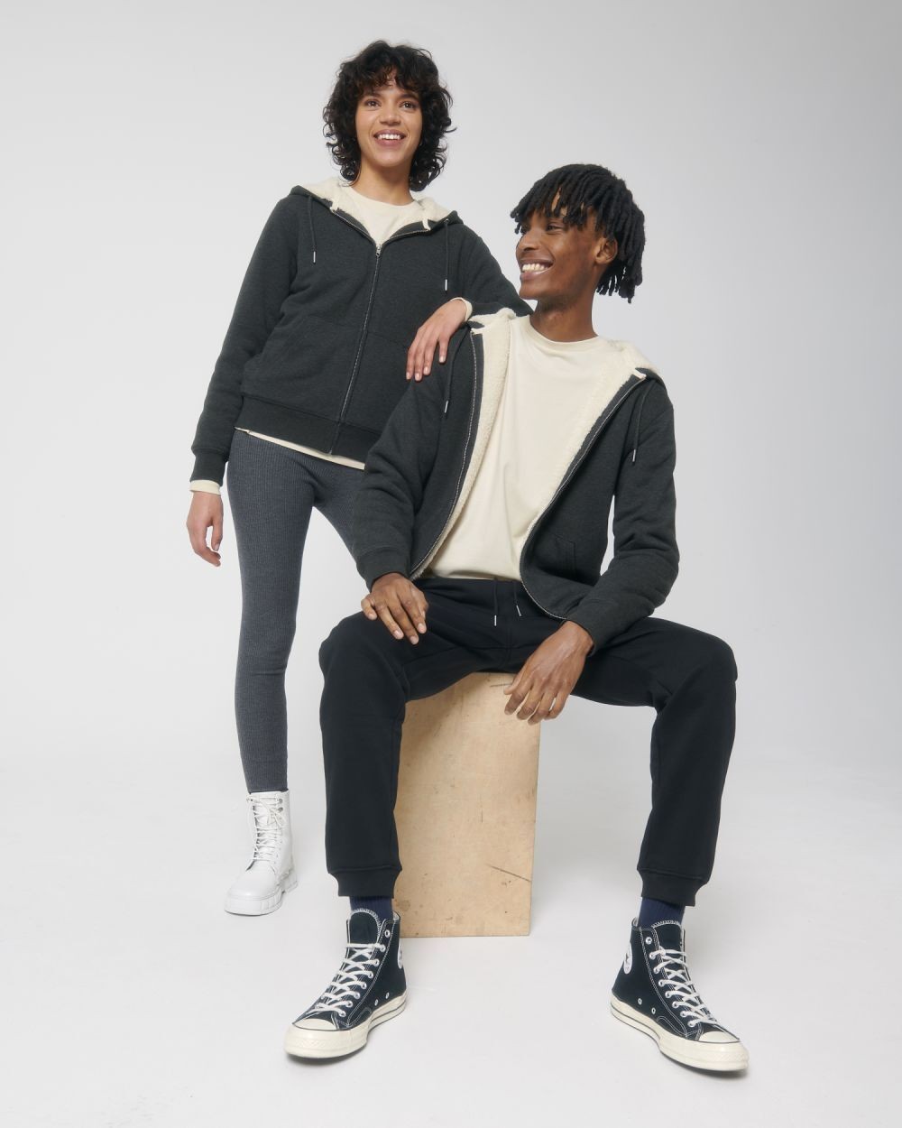 STANLEY/STELLA Hygger Sherpa Sweatshirts personalisierbar