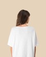 SPASSO Umweltfreundliches Damen-Slub-Oversize-T-Shirt mit überschnittenen Schultern T-Shirts personalisierbar