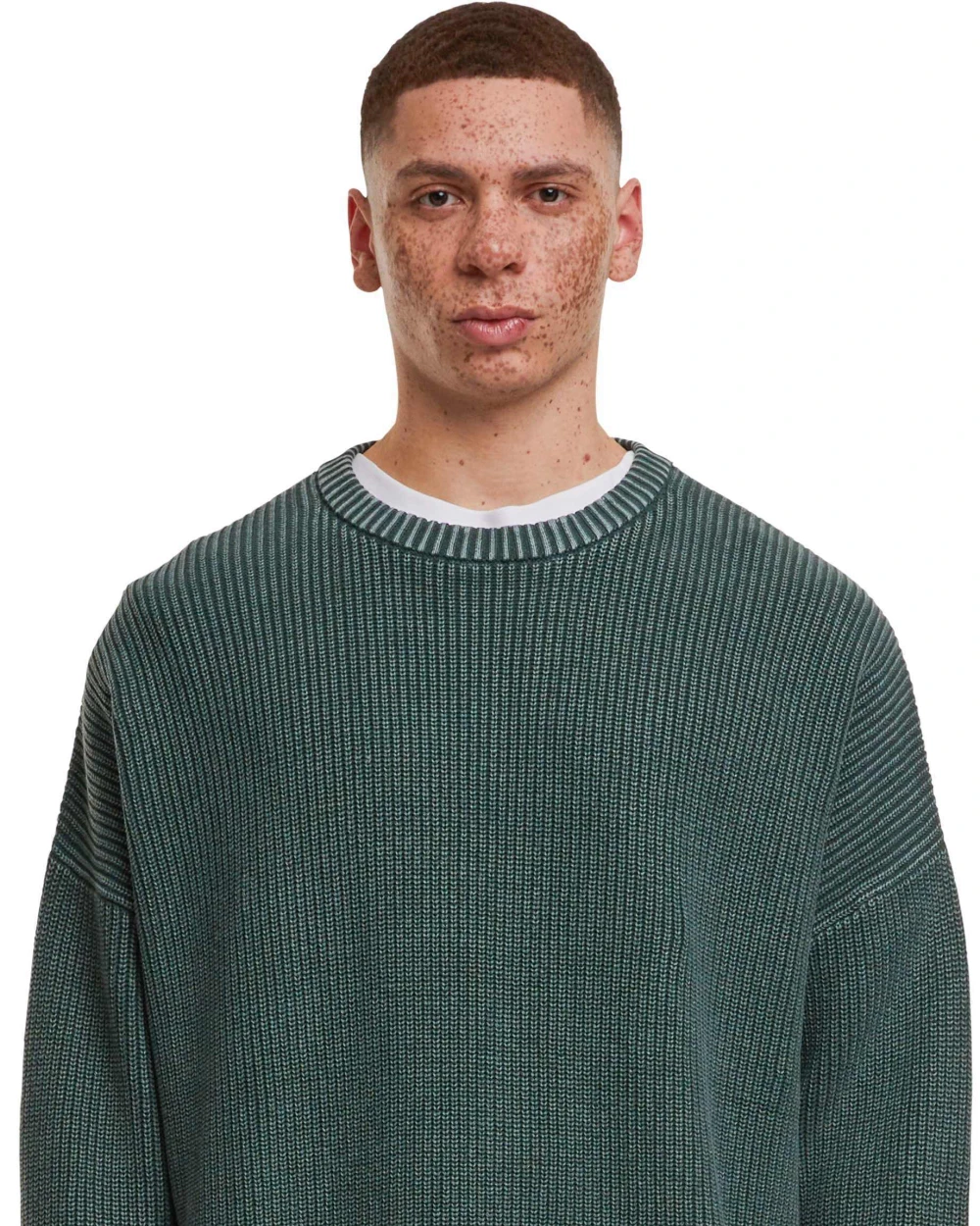 Sweat-shirts personnalisable BUILD YOUR BRAND Pull oversize en maille lavée à l'acide