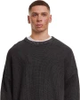 Sweaters & hoodies BUILD YOUR BRAND Acid washed knitted oversized sweater voor bedrukking &amp; borduring