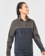 Laines polaires personnalisable WK. DESIGNED TO WORK Veste micropolaire bicolore écoresponsable unisexe
