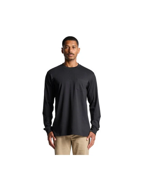AS COLOUR Classic Pocket L/S Tee  personnalisable
