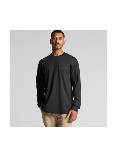 AS COLOUR Classic Pocket L/S Tee  personnalisable