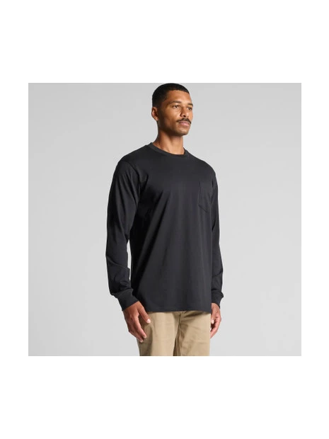 AS COLOUR Classic Pocket L/S Tee  personnalisable
