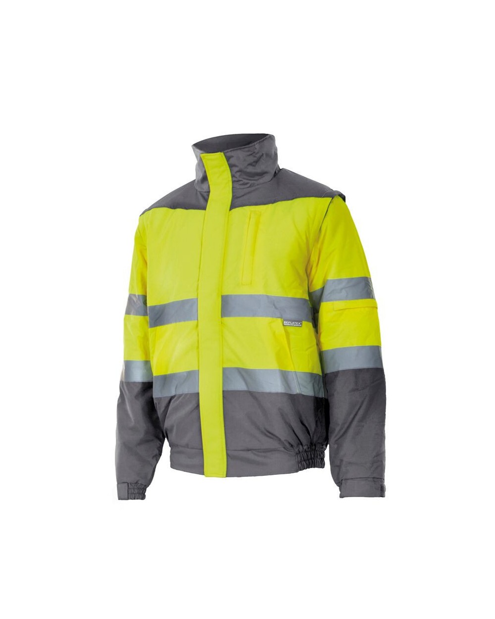 VELILLA TWO-TONE HIGH VISIBILITY PADDED JACKET Jacken personalisierbar