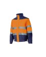 VELILLA TWO-TONE HIGH VISIBILITY PADDED JACKET Jacken personalisierbar