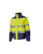 VELILLA TWO-TONE HIGH VISIBILITY PADDED JACKET Jacken personalisierbar