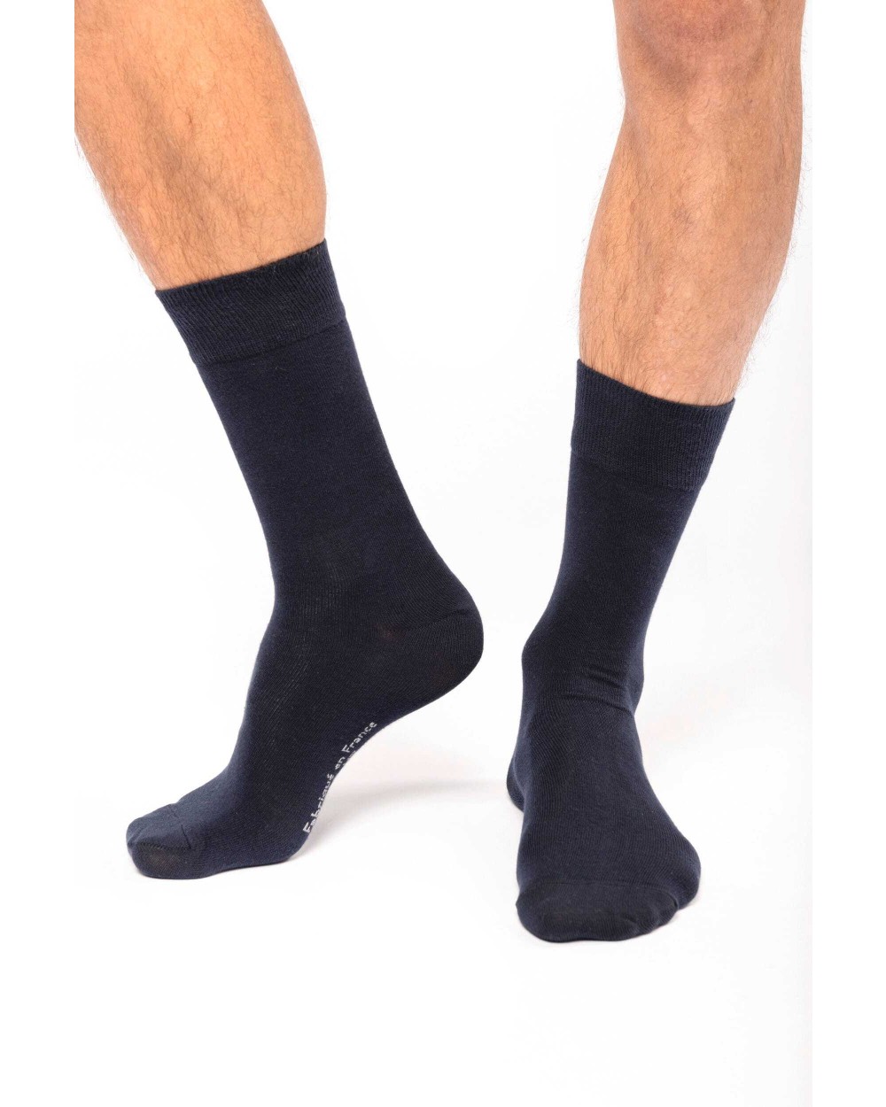 Sous-Vêtements personnalisable KARIBAN Chaussettes de ville mi-hautes coton Bio Origine France Garantie