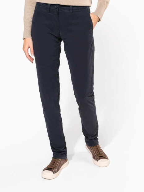 Pantalons à personnaliser KARIBAN Pantalon chino femme 