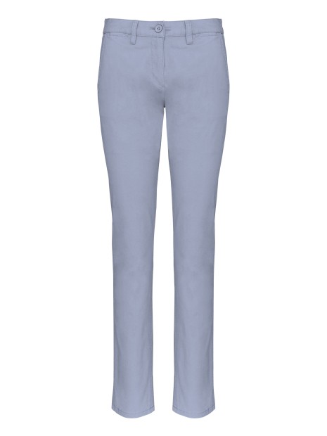 KARIBAN Pantalon chino femme /api/colors/a92ded6c-3ba2-4c26-bbf5-4843ba9c4d8f personnalisable