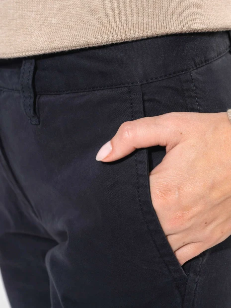 Pantalons à personnaliser KARIBAN Pantalon chino femme 