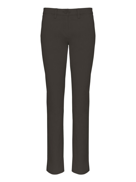 KARIBAN Pantalon chino femme /api/colors/3664e9be-231a-44a8-bacd-707b001b474c personnalisable