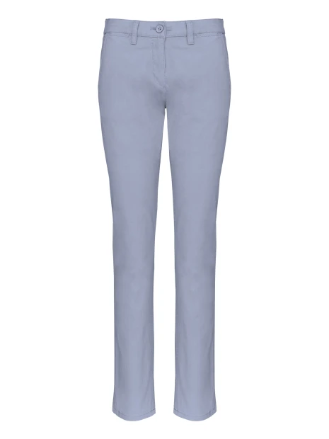 KARIBAN Pantalon chino femme /api/colors/a92ded6c-3ba2-4c26-bbf5-4843ba9c4d8f personnalisable