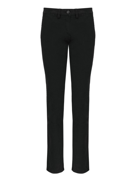 KARIBAN Pantalon chino femme /api/colors/b9fdad4a-5e94-45cb-8c03-c08b349b28c3 personnalisable