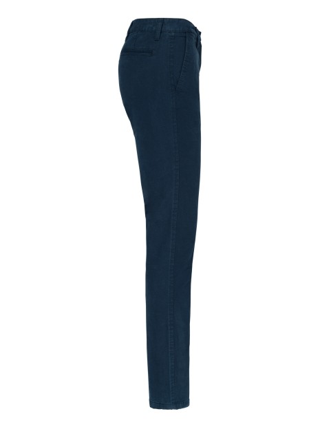 KARIBAN Pantalon chino femme /api/colors/95f4e81b-11b6-45f1-84d4-621b43505b56 personnalisable