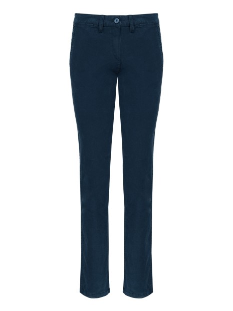 KARIBAN Pantalon chino femme /api/colors/95f4e81b-11b6-45f1-84d4-621b43505b56 personnalisable