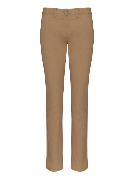 KARIBAN Pantalon chino femme /api/colors/94043464-ad4d-4a4e-81d8-f2f8c7fa5442 personnalisable