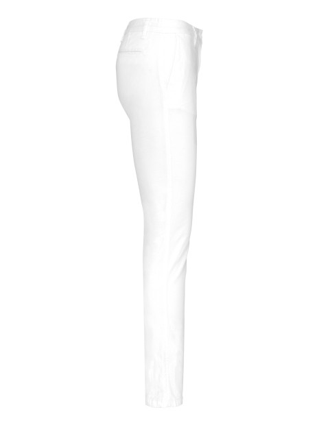 KARIBAN Pantalon chino femme /api/colors/7a92cd2d-10d2-40b4-928b-296bb7487506 personnalisable