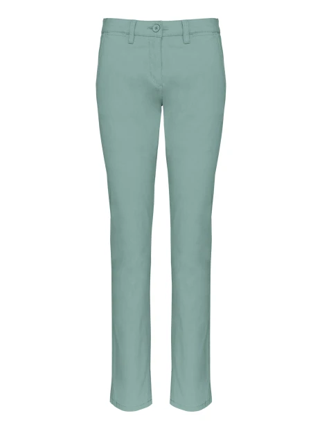 KARIBAN Pantalon chino femme /api/colors/9461b1f5-f20c-4909-acf0-8bf53fdec48b personnalisable