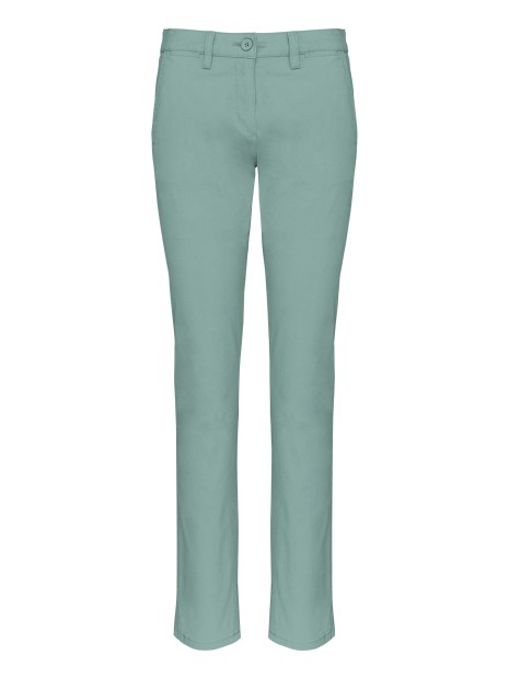 KARIBAN Pantalon chino femme /api/colors/9461b1f5-f20c-4909-acf0-8bf53fdec48b personnalisable