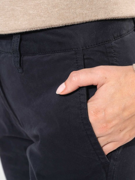 Pantalons à personnaliser KARIBAN Pantalon chino femme 