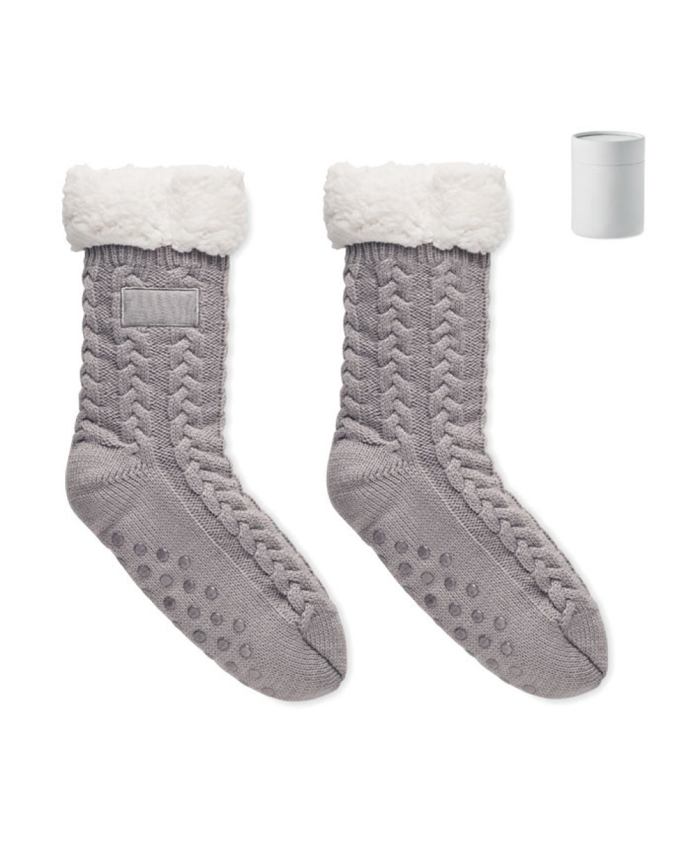 4DO Anti-Rutsch-Socken Gr. L Plaids personalisierbar