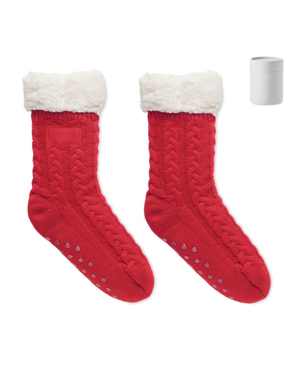 4DO Anti-Rutsch-Socken Gr. L Plaids personalisierbar