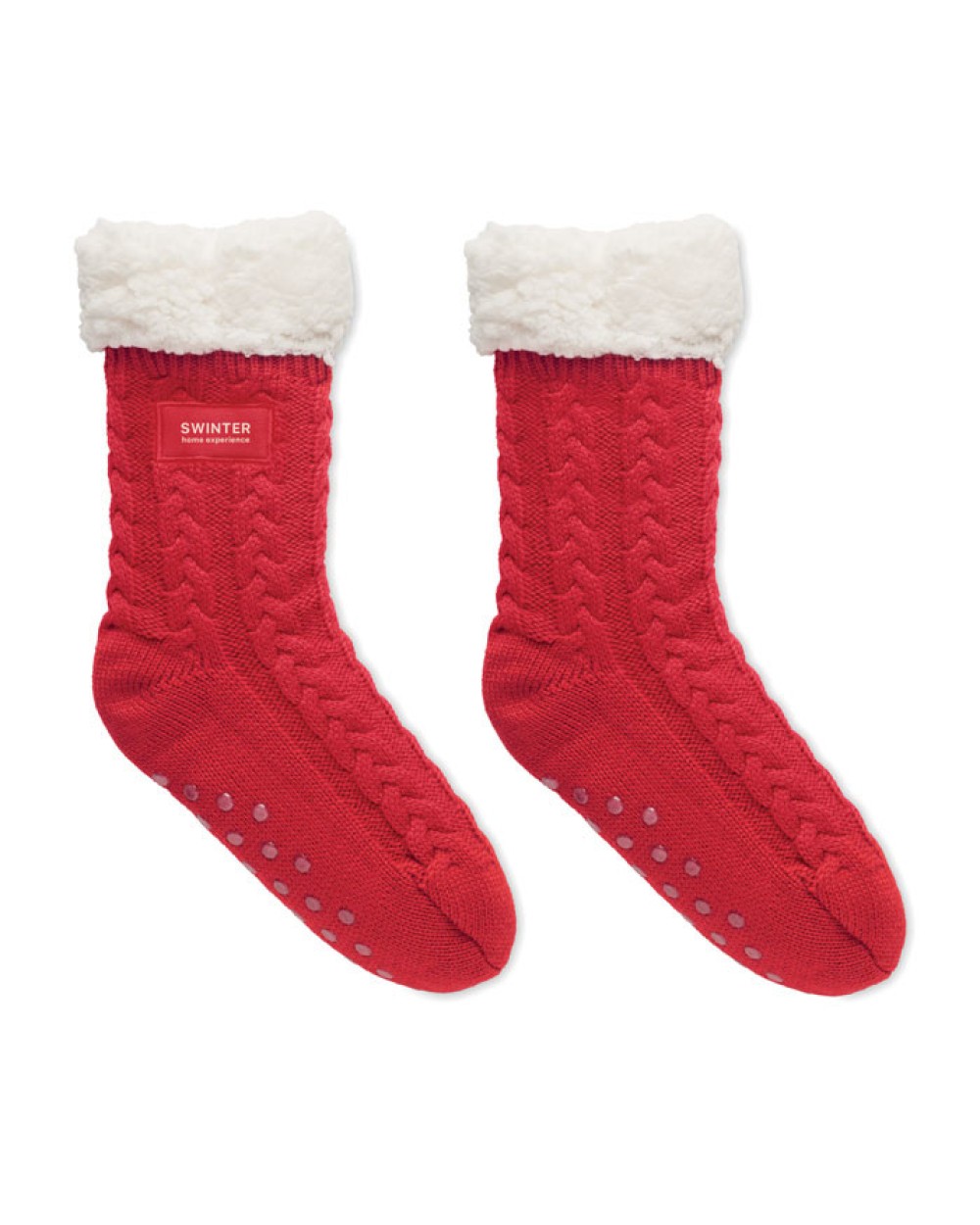 4DO Anti-Rutsch-Socken Gr. L Plaids personalisierbar