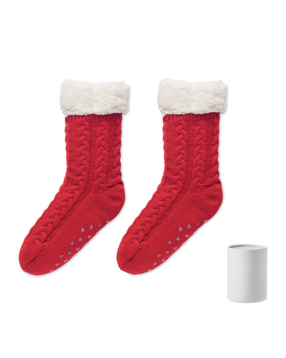 4DO Anti-Rutsch-Socken Gr. L Plaids personalisierbar