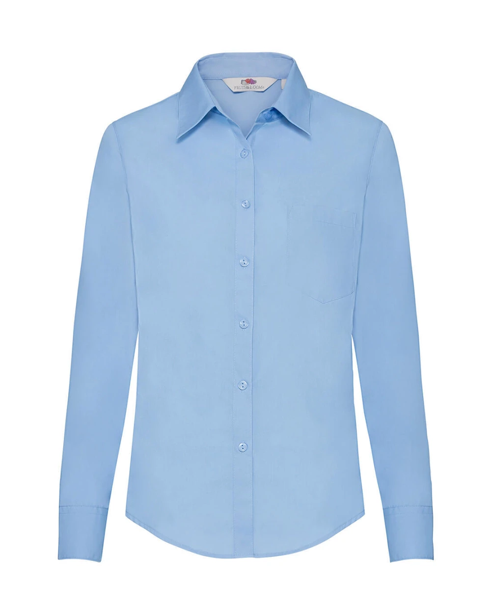 Hemden FOL LADIES LONG SLEEVE POPLIN SHIRT voor bedrukking &amp; borduring