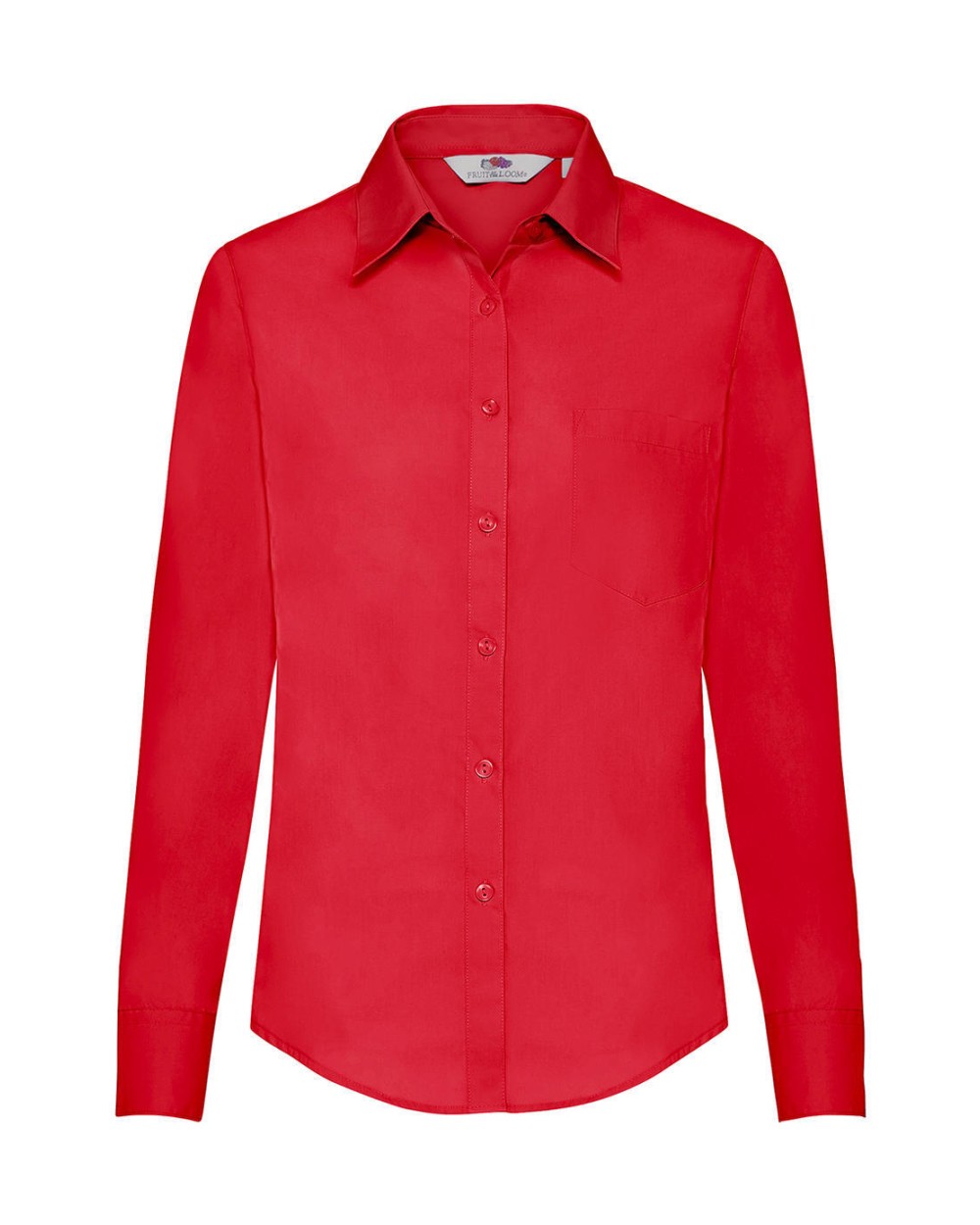 Hemden FOL LADIES LONG SLEEVE POPLIN SHIRT voor bedrukking &amp; borduring