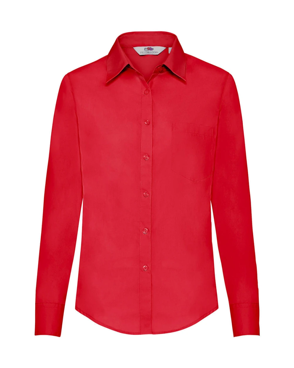 Hemden FOL LADIES LONG SLEEVE POPLIN SHIRT voor bedrukking &amp; borduring