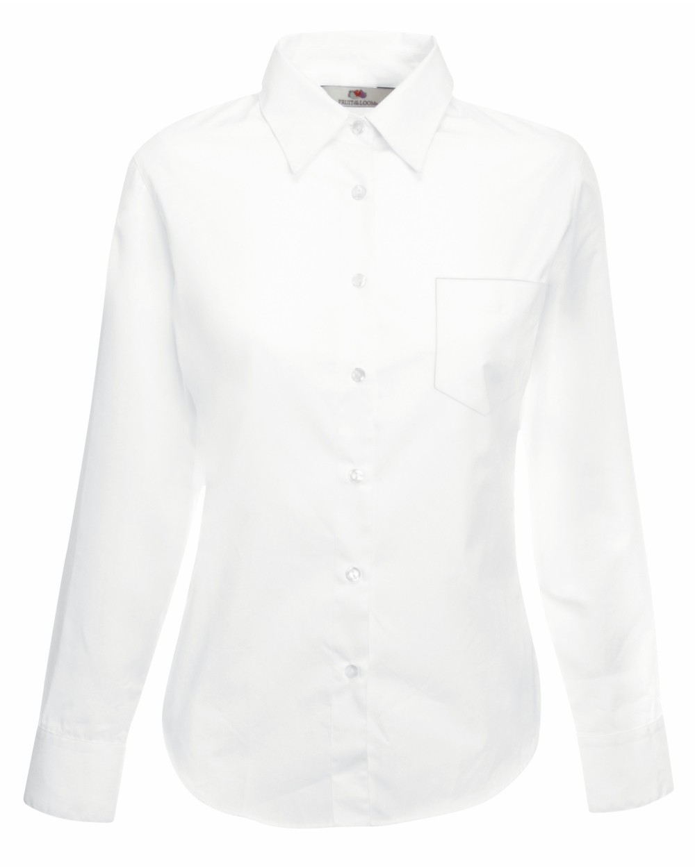 FOL LADIES LONG SLEEVE POPLIN SHIRT Hemden personalisierbar