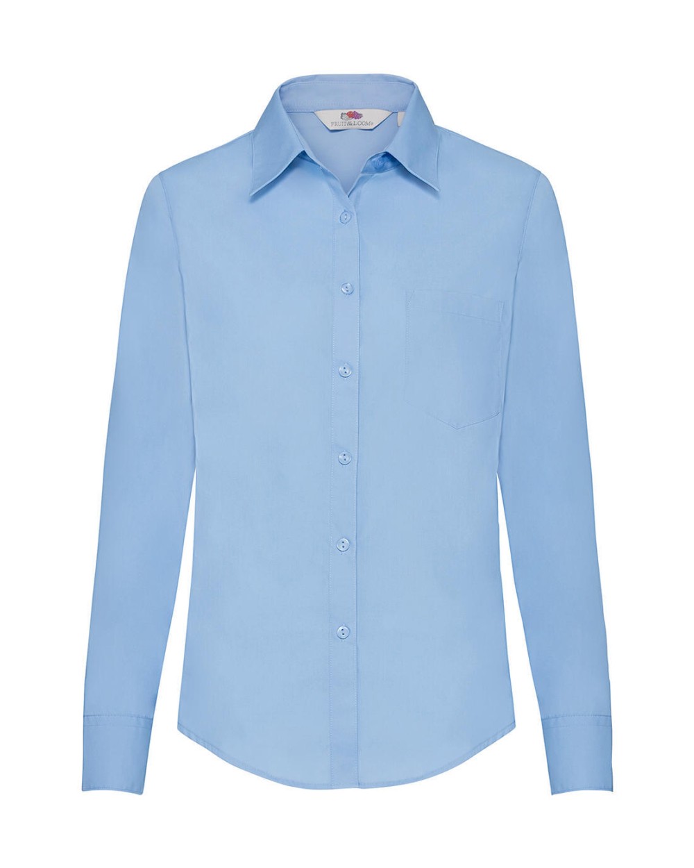 Hemden FOL LADIES LONG SLEEVE POPLIN SHIRT voor bedrukking &amp; borduring
