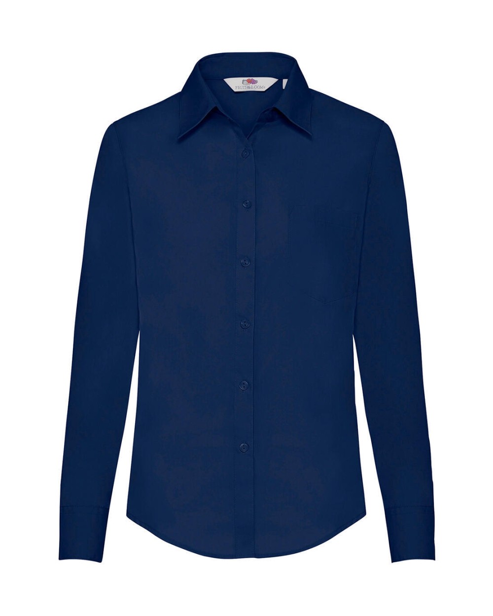 FOL LADIES LONG SLEEVE POPLIN SHIRT Hemden personalisierbar