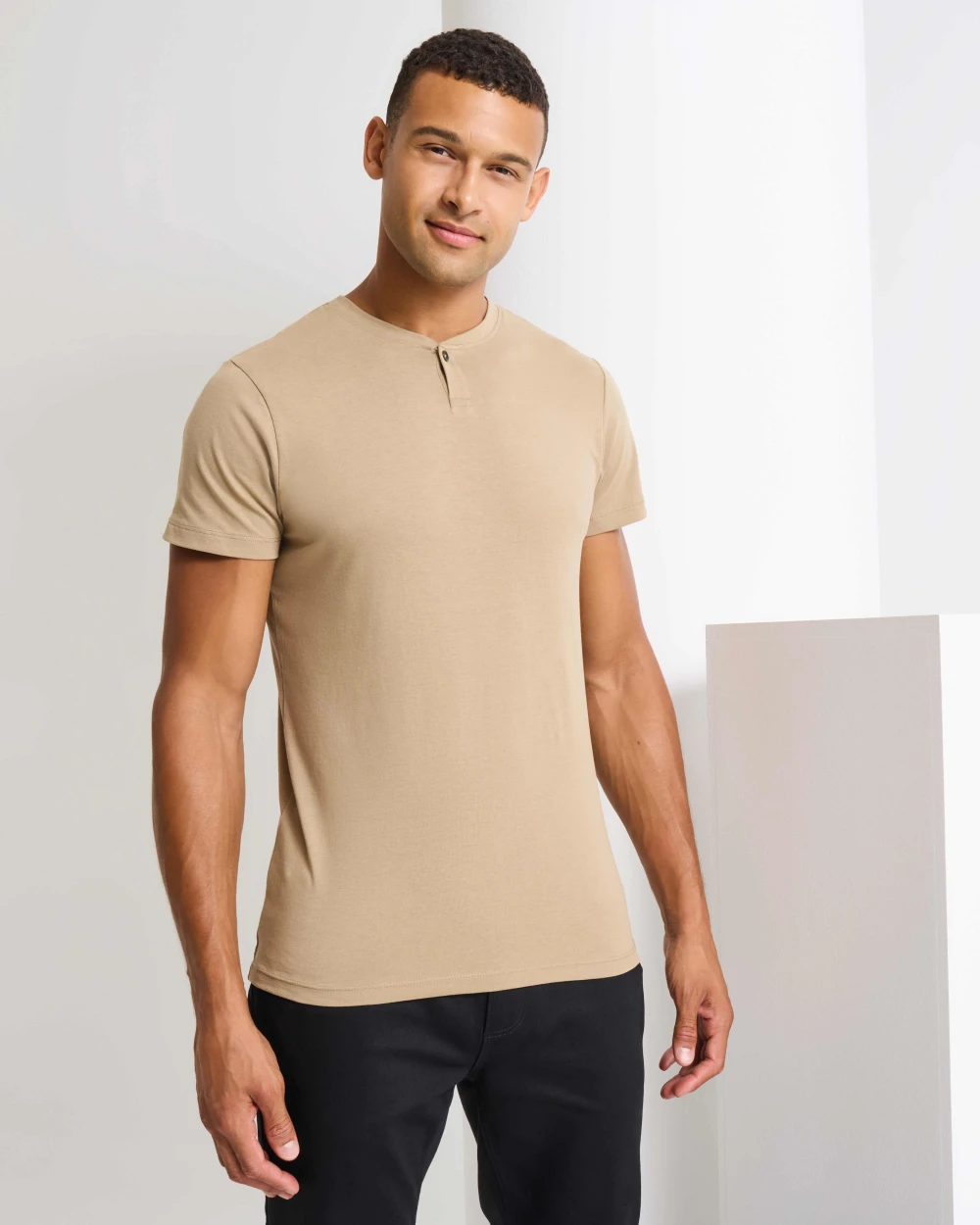 T-Shirts personnalisable PREMIER T-shirt col boutonné écoresponsable homme " Comis"
