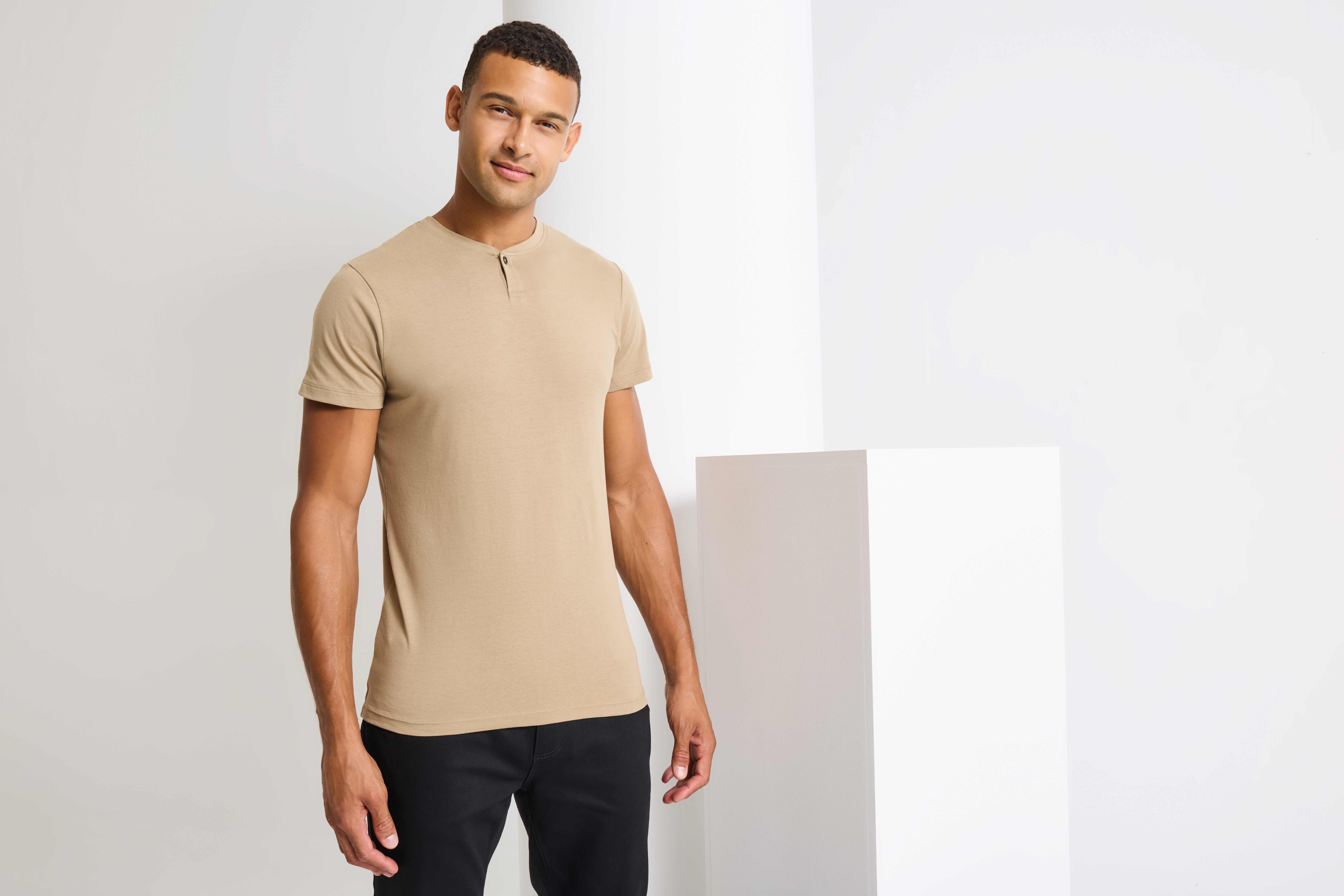 T-Shirts personnalisable PREMIER T-shirt col boutonné écoresponsable homme " Comis"