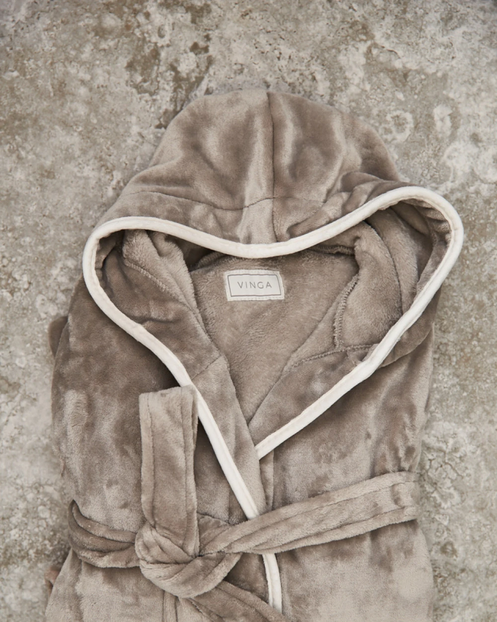 Produits éponges personnalisable VINGA VINGA Peignoir de luxe en peluche RPET GRS Louis taille L-XL