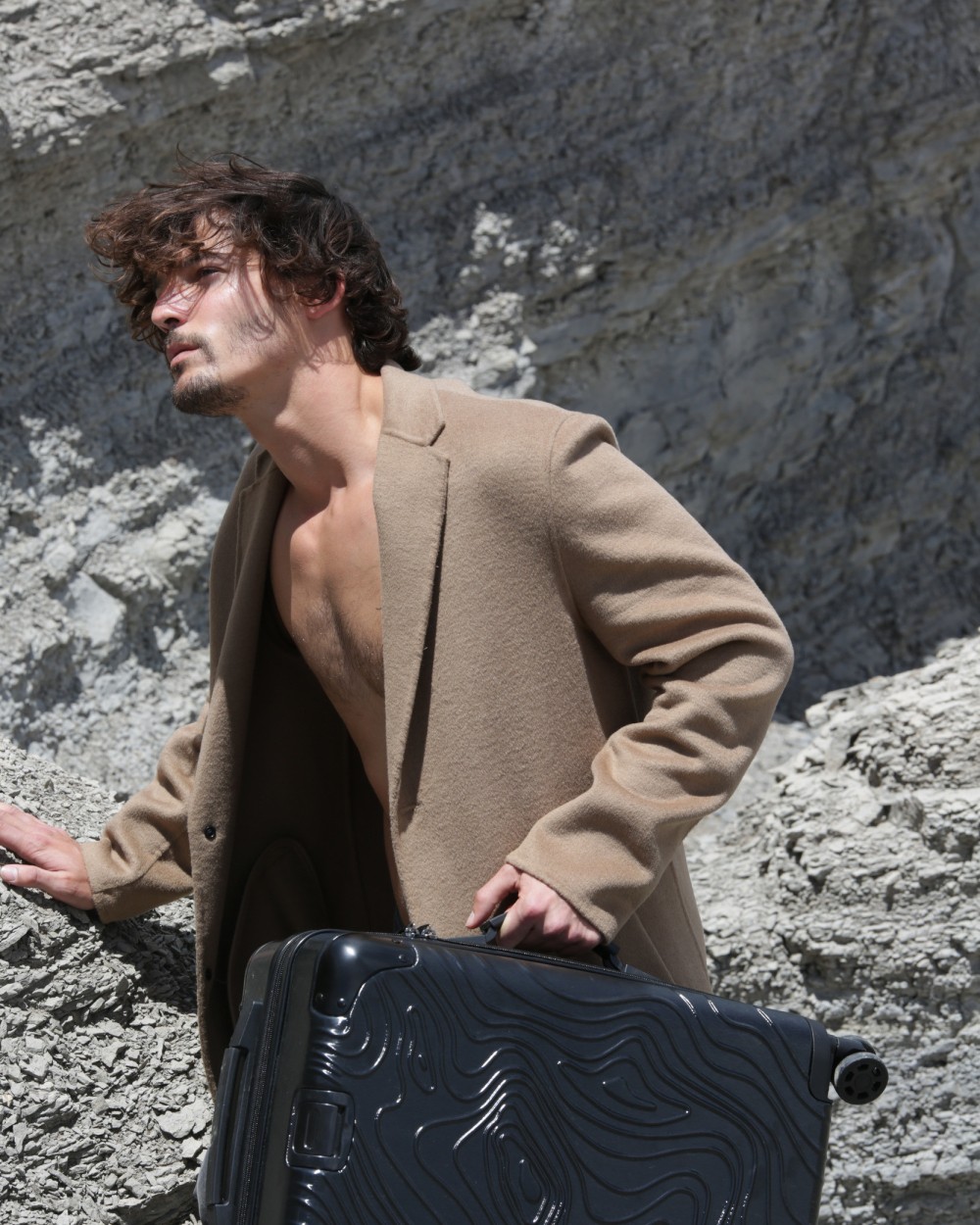 KIMOOD Trolley-Kabinentasche mit vier multidirektionalen Rädern Taschen personalisierbar