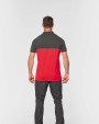 Polo's WK. DESIGNED TO WORK Ecologische uniseks polo met korte mouwen in twee kleuren voor bedrukking &amp; borduring