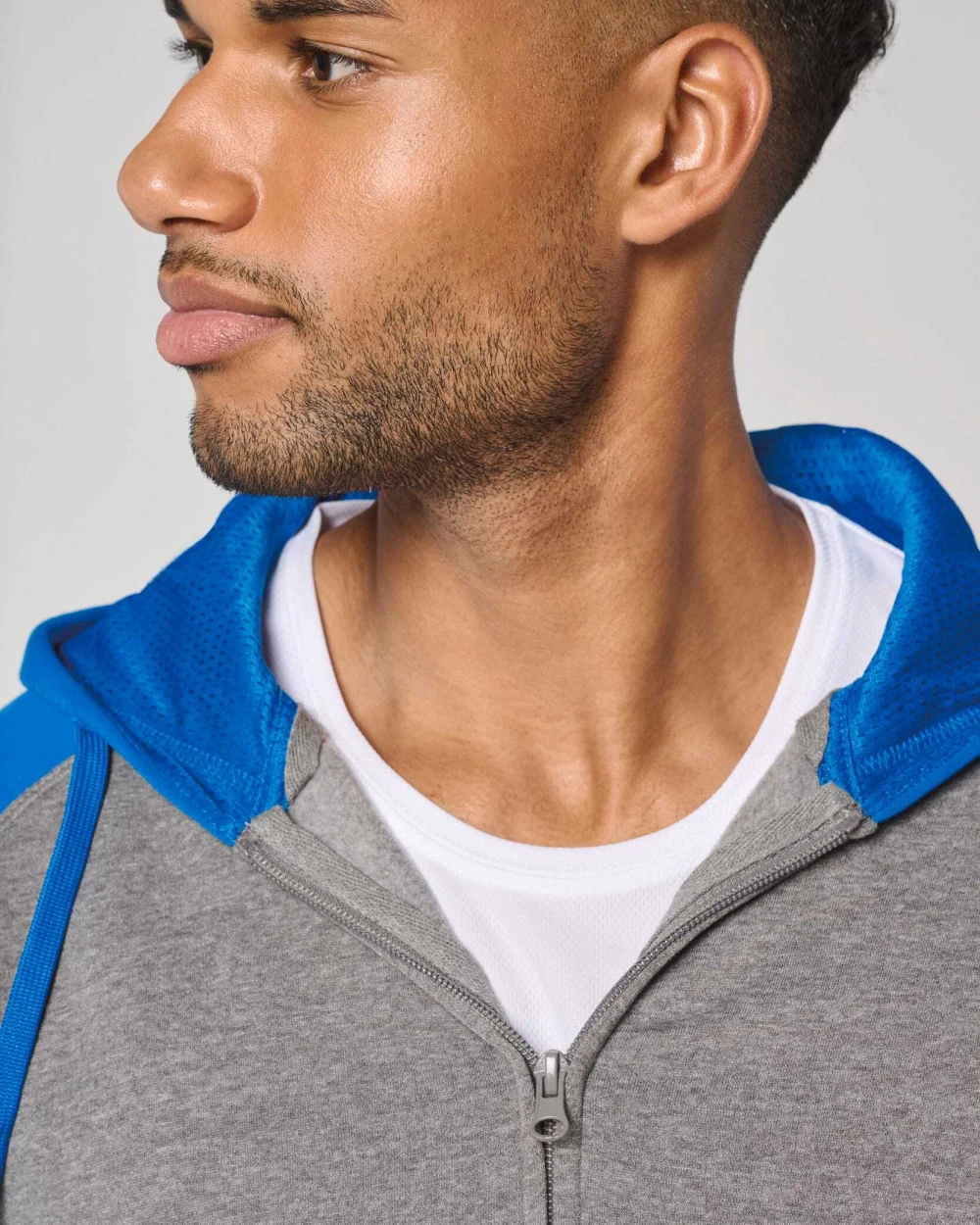 Sweaters & hoodies PROACT Tweekleurig sweatvest met capuchon unisex voor bedrukking &amp; borduring