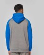 PROACT Zweifarbige Unisex-Fleecejacke mit Reißverschluss und Kapuze Sweatshirts personalisierbar